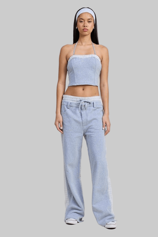 DOUBLE WAIST STRAIGHT LEG PANTS - Robbi & Angel