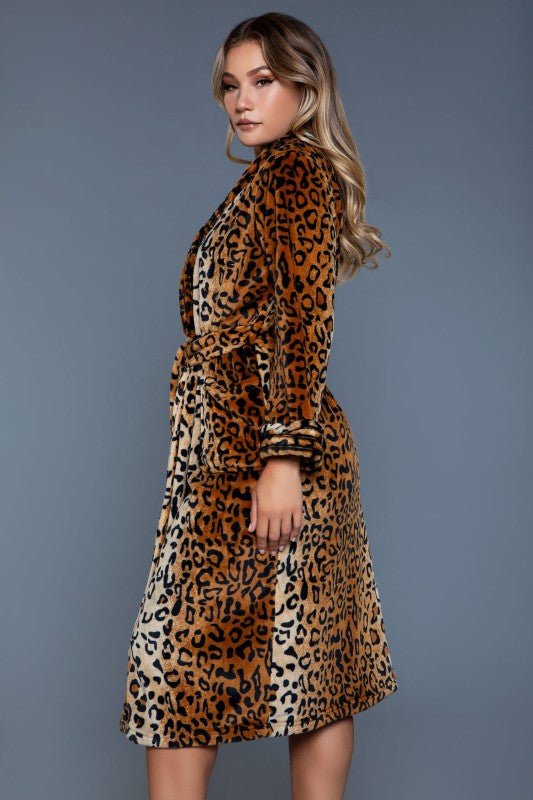 2071 Leopard Robe - Robbi & Angel
