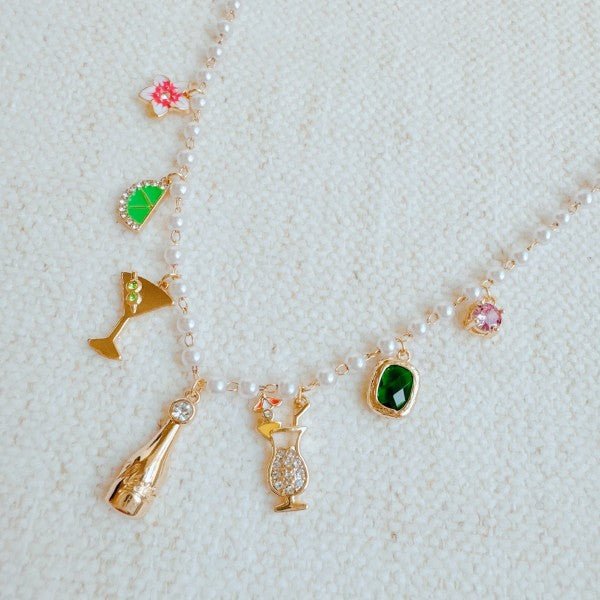 Let's Celebrate Multi Charm Necklace - Robbi & Angel