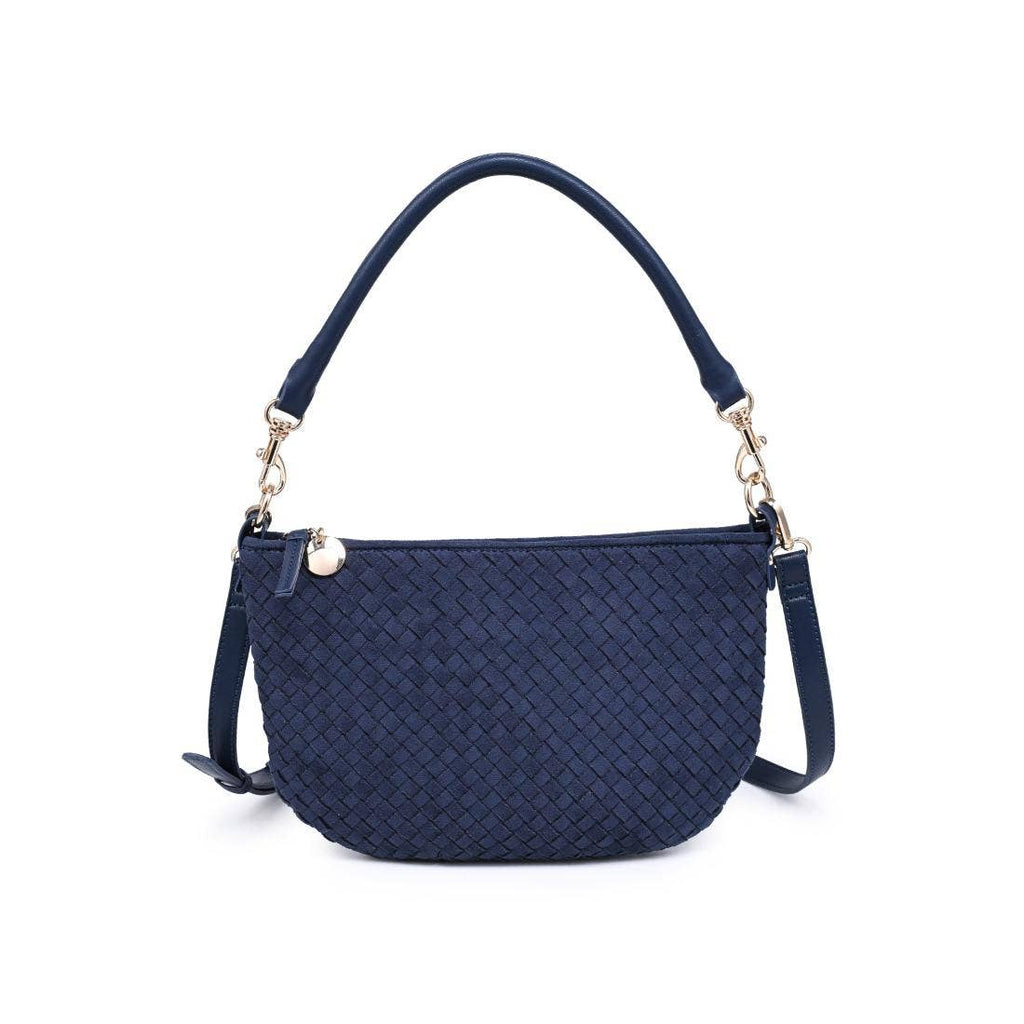 Jordan Faux Woven Suede Crossbody