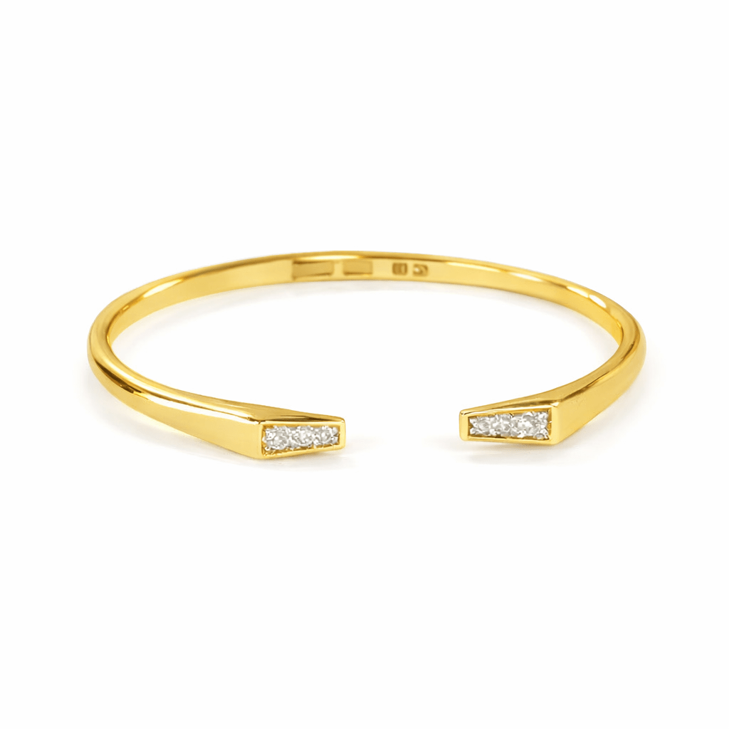 Elara Pavé Bar Cuff - Robbi & Angel