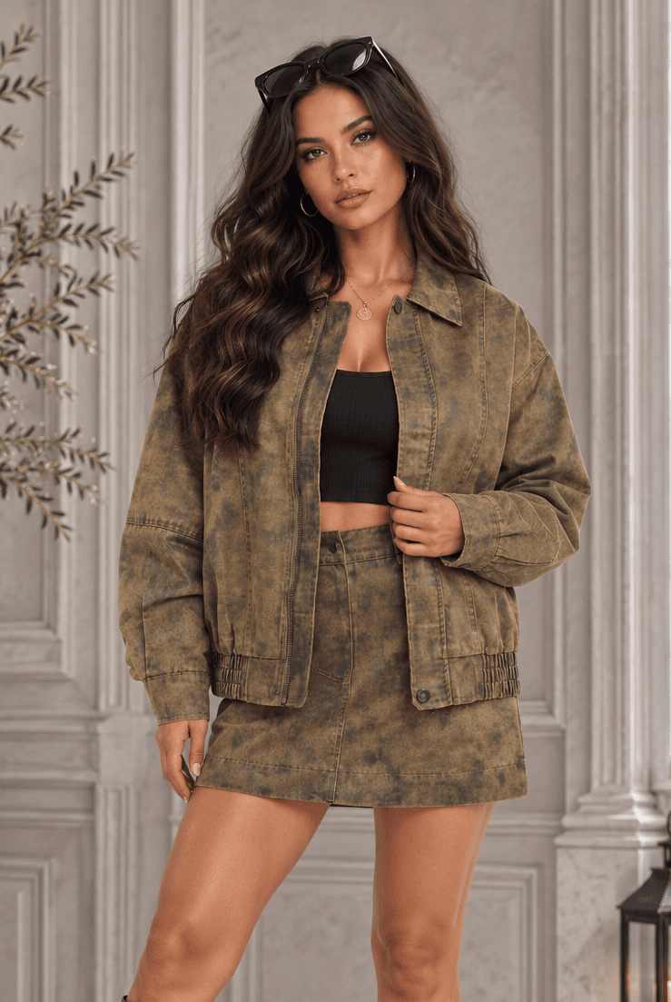 Elisa Oversized Collared Jacket - Robbi & Angel