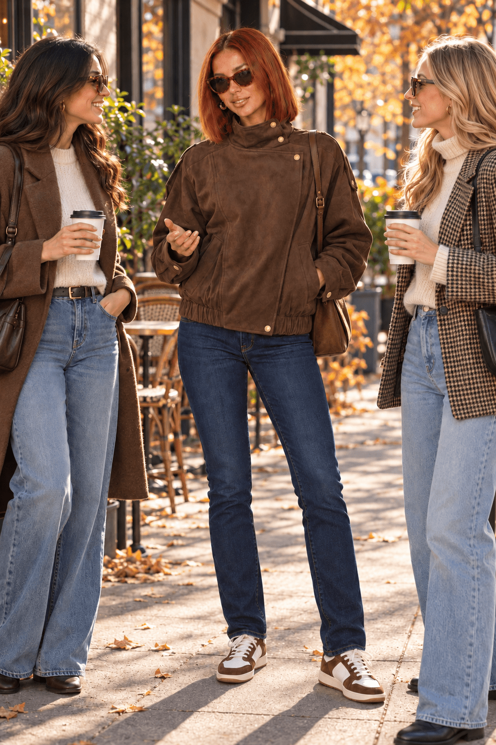Erica Downtown Faux Leather Bomber Jacket - Robbi & Angel