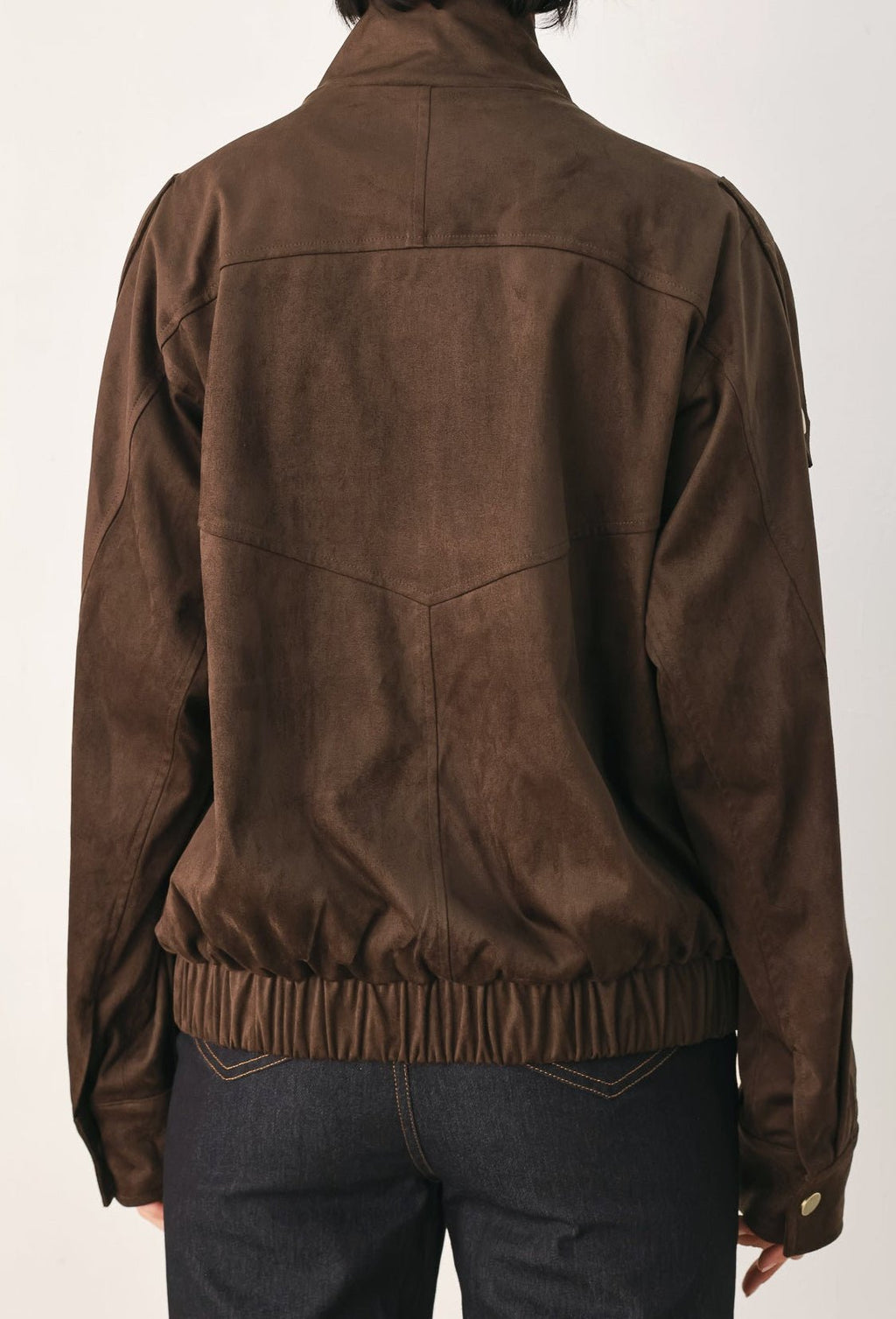 Erica Downtown Faux Leather Bomber Jacket - Robbi & Angel