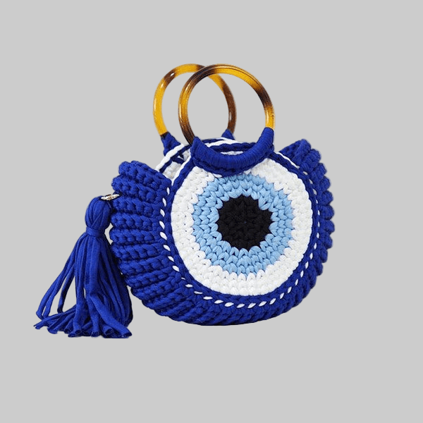 Evil Eye Crochet Handbag - Robbi & Angel