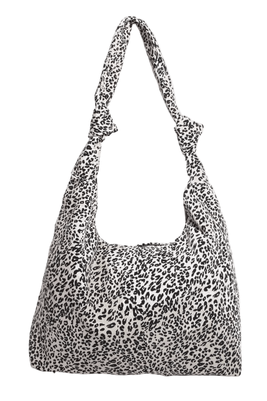 Fame Leopard Knotted Strap Shoulder Bag - Robbi & Angel