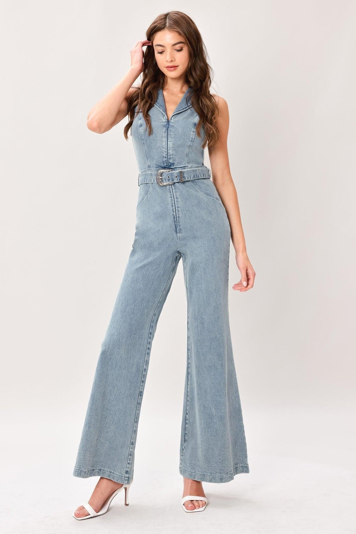 Fancesca Flare Icon Jumpsuit - Robbi & Angel