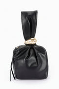 Faux Leather Wrist Bag - Robbi & Angel