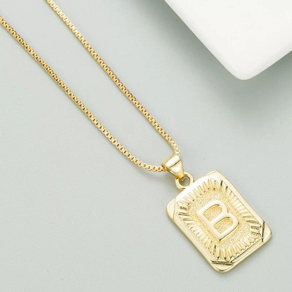 Classy Pendant Talia Initial Gold Letter Necklace