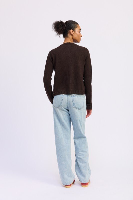 FITTED BUTTON UP CARDIGAN - Robbi & Angel