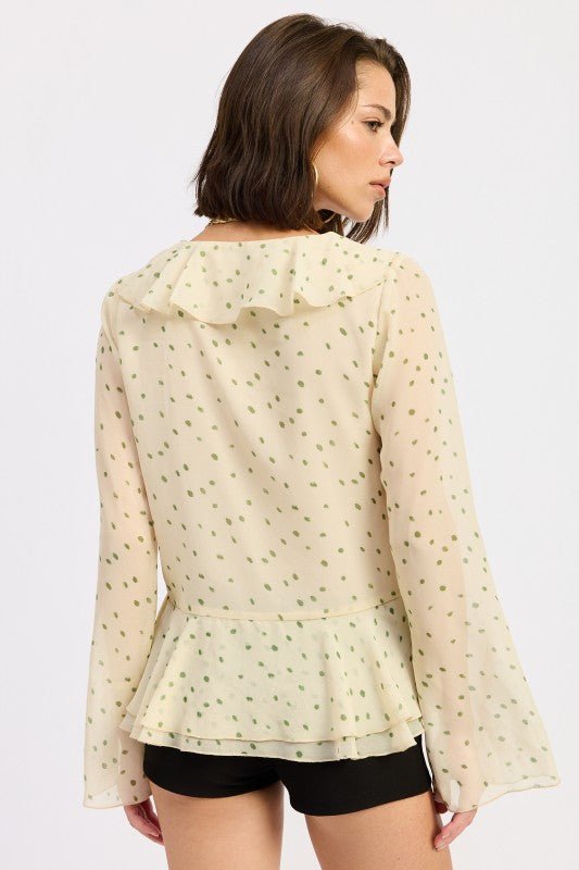 FLUTTER OPEN BUTTERFLY TOP - Robbi & Angel