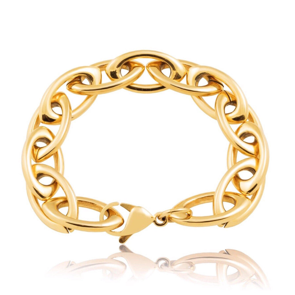 Frankie Oval Link Bracelet - Robbi & Angel