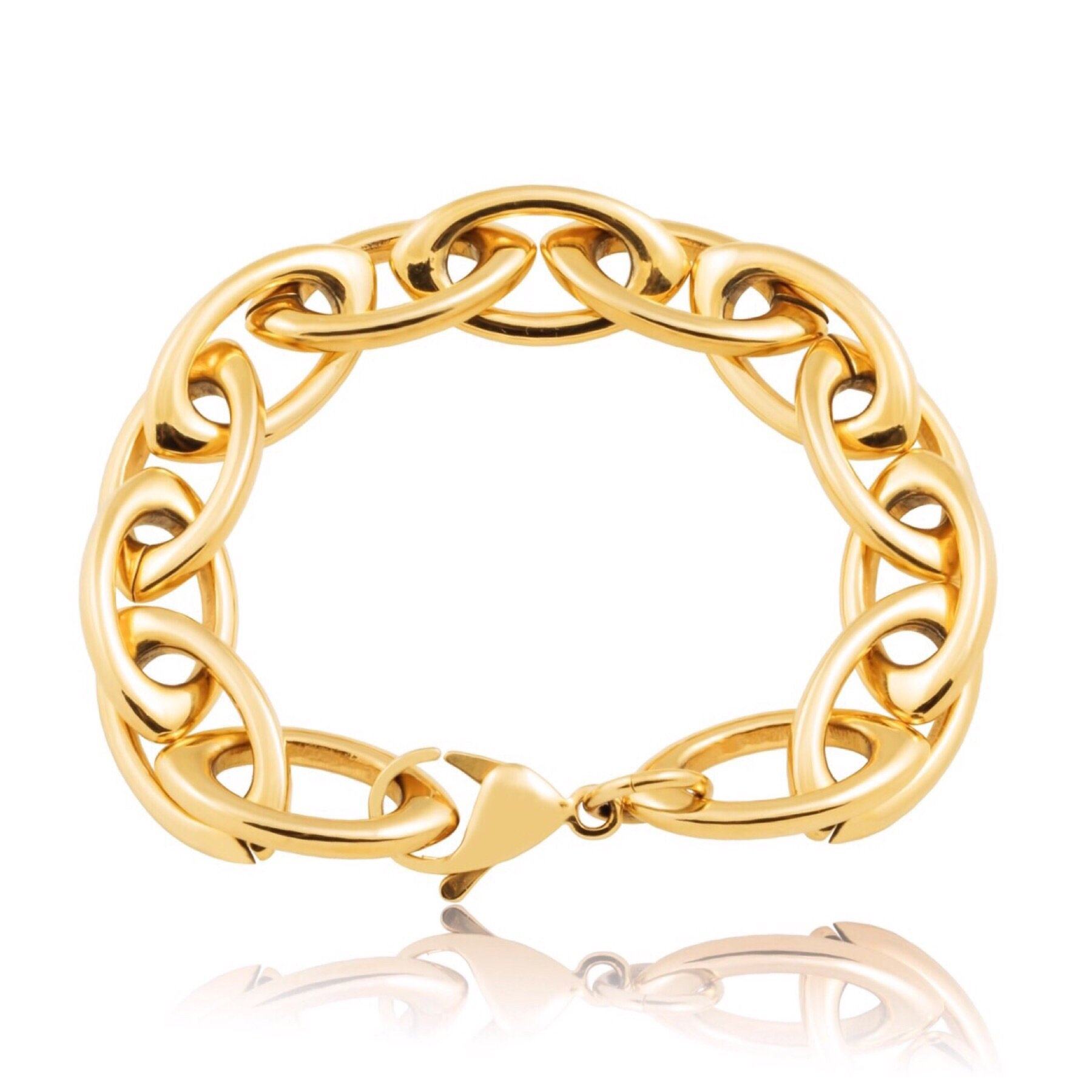 Frankie Oval Link Bracelet - Robbi & Angel