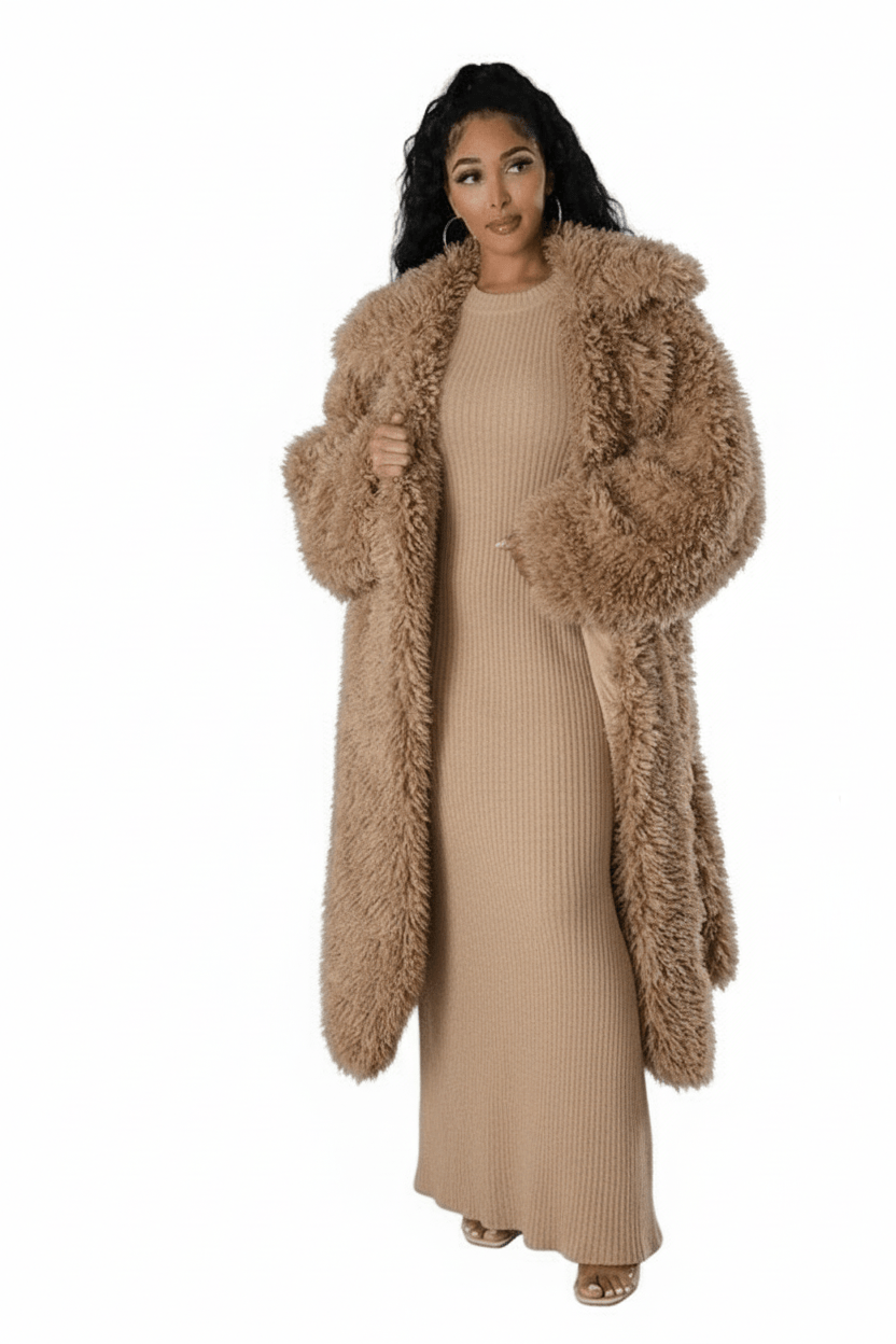 Fuzzy Fur Winter Heavy Jacket - Robbi & Angel