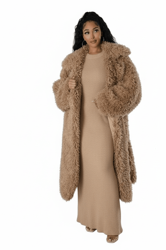 Fuzzy Fur Winter Heavy Jacket - Robbi & Angel