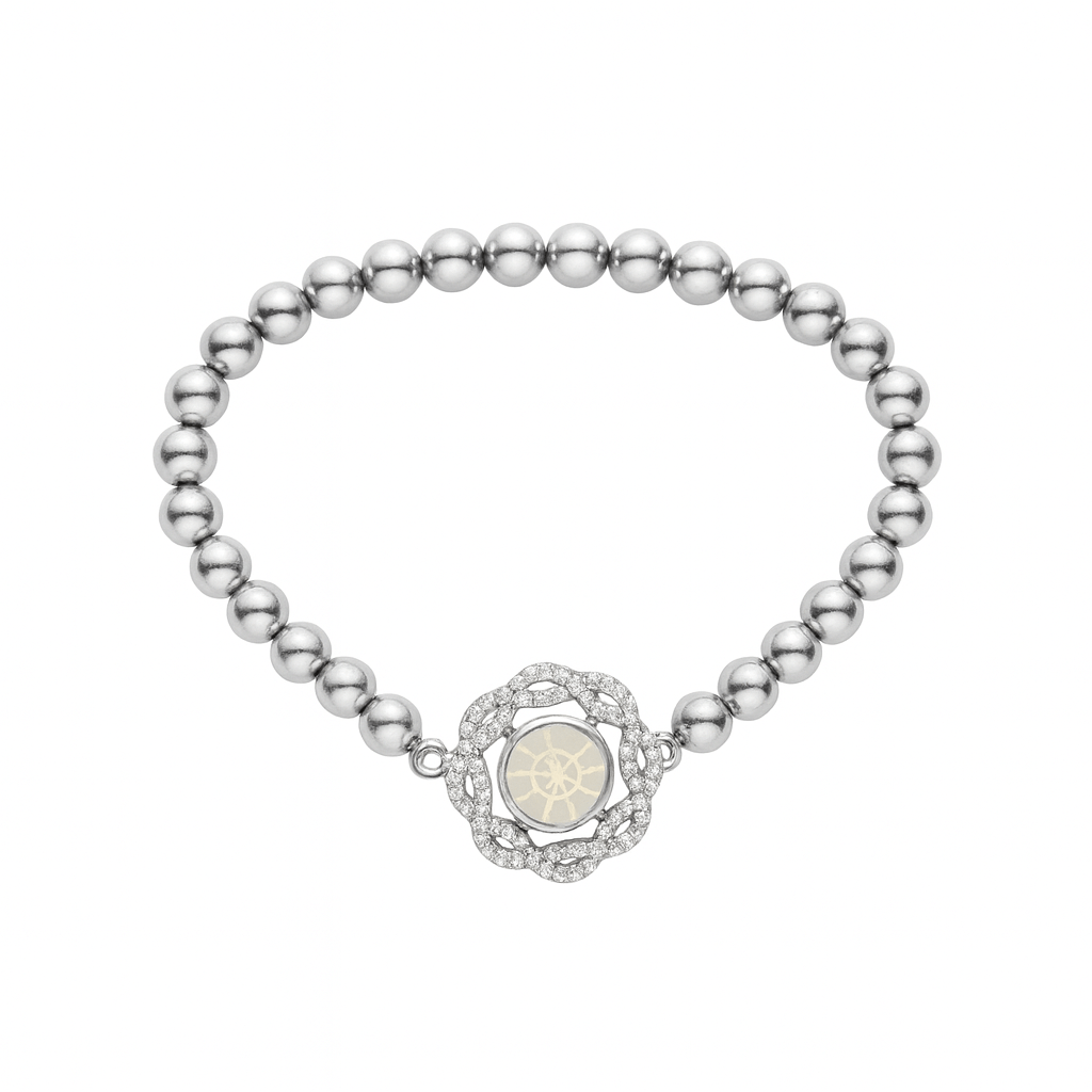 Giselle Sparkling Beaded Pavé Bracelet - Robbi & Angel