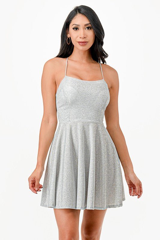 Glitter Flare Dress - Robbi & Angel