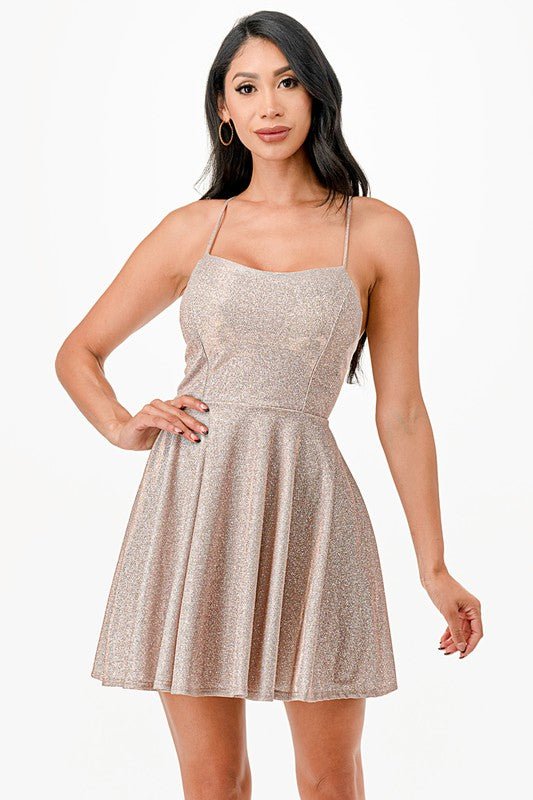 Glitter Flare Dress - Robbi & Angel