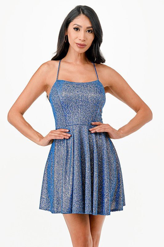 Glitter Flare Dress - Robbi & Angel