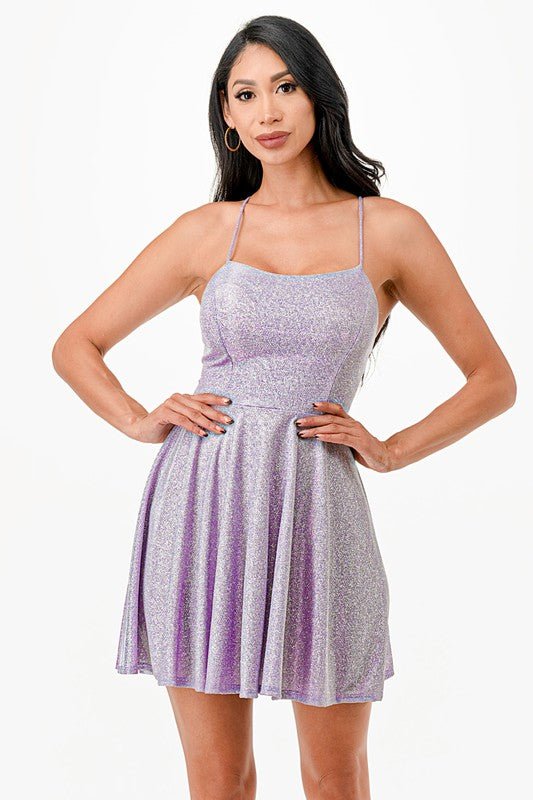 Glitter Flare Dress - Robbi & Angel
