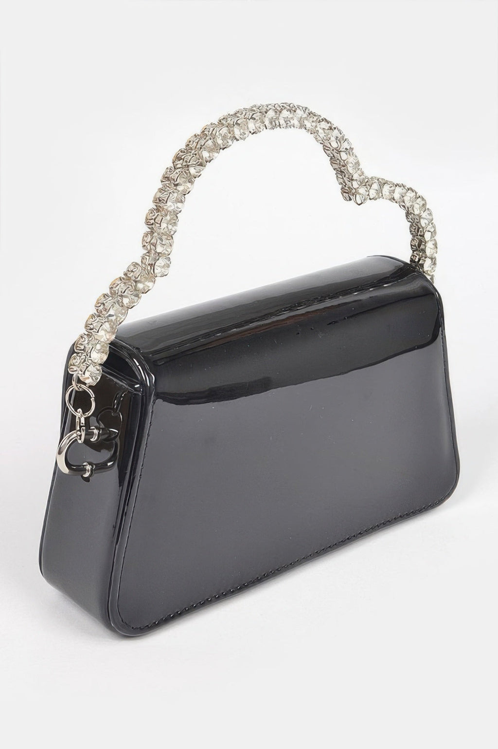 Glitter Rhinestone Handle Bag - Robbi & Angel