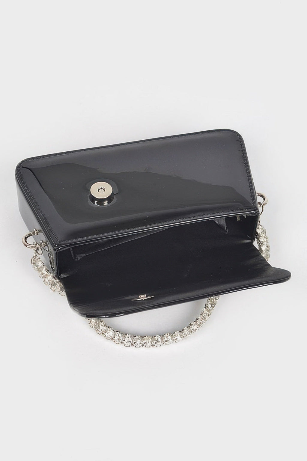 Glitter Rhinestone Handle Bag - Robbi & Angel