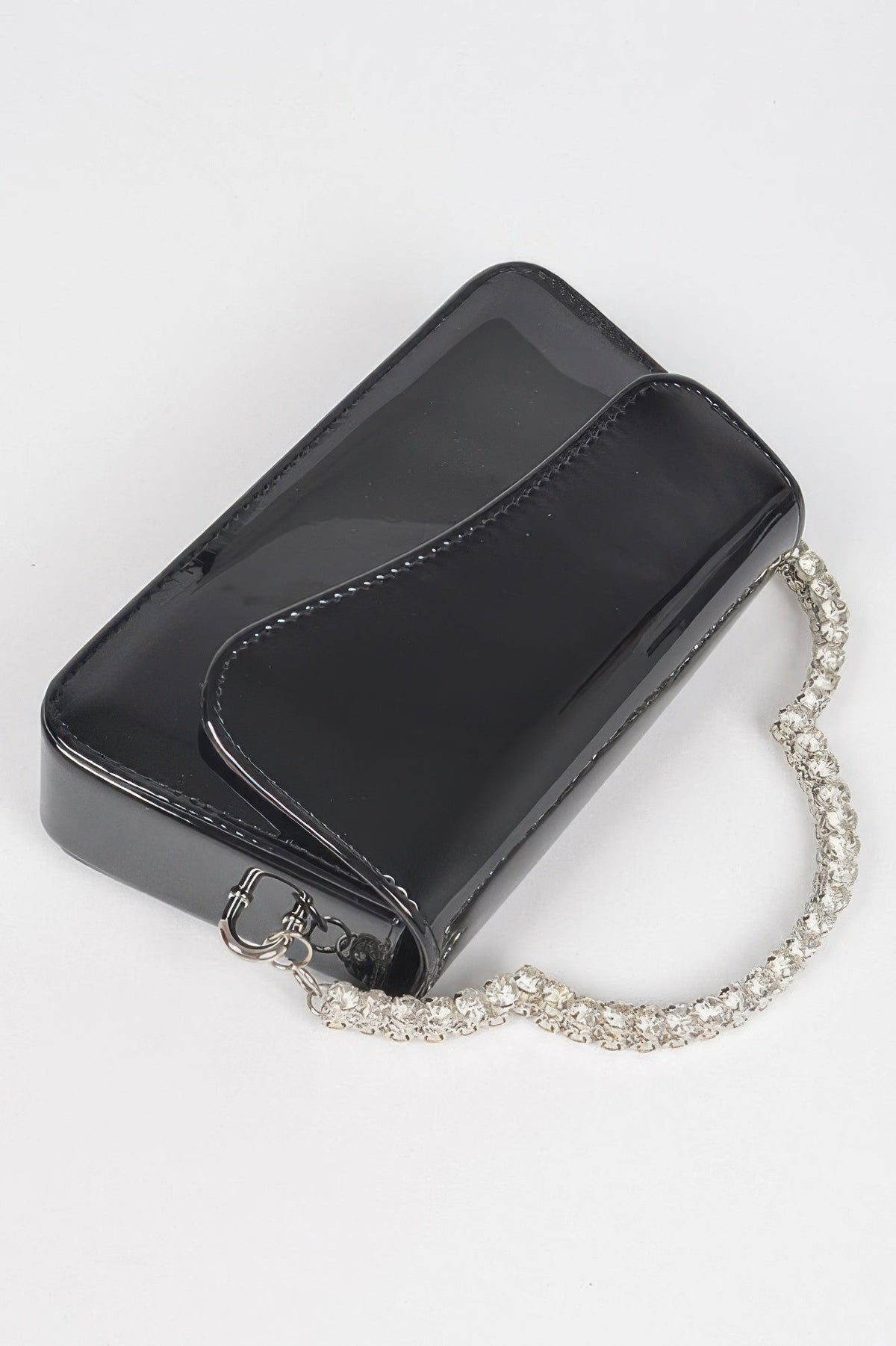 Glitter Rhinestone Handle Bag - Robbi & Angel
