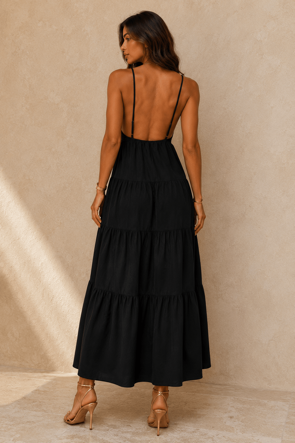 Guila High Waist Sleeveless Open Back - Robbi & Angel