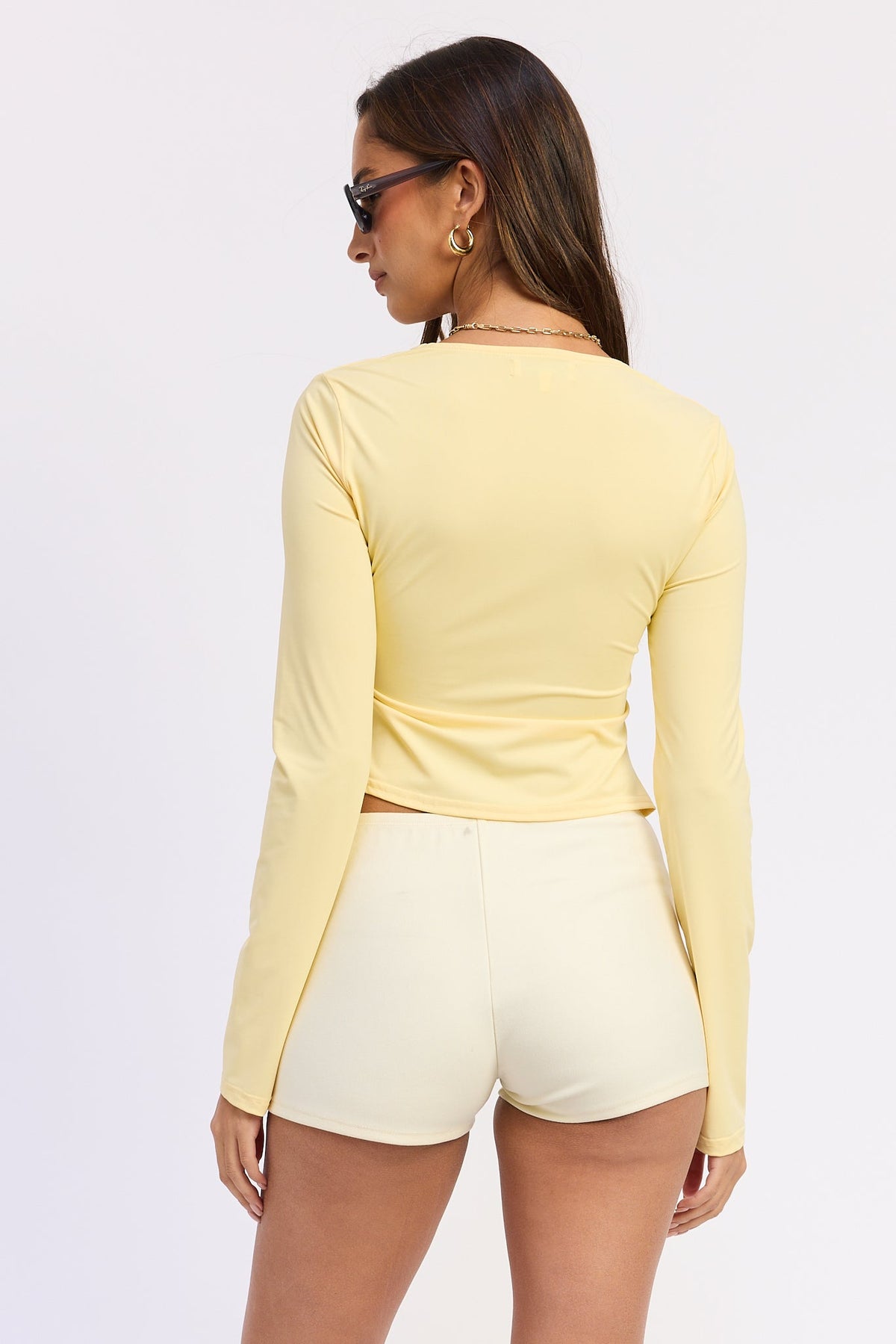 Guinevere Long Sleeve Front Ring Top - Robbi & Angel