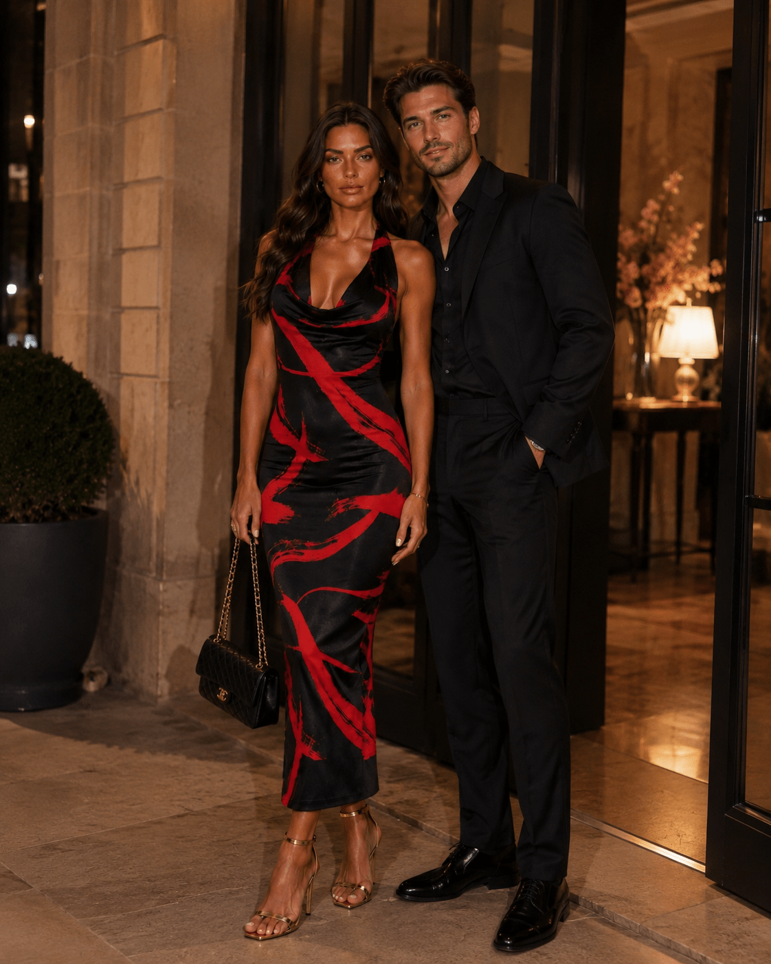 Hailey Halter Dress - Robbi & Angel