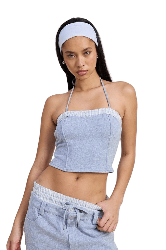 HALTER NECK CROPPED TOP - Robbi & Angel