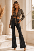 Hope Flare Faux Leather Pants - Robbi & Angel