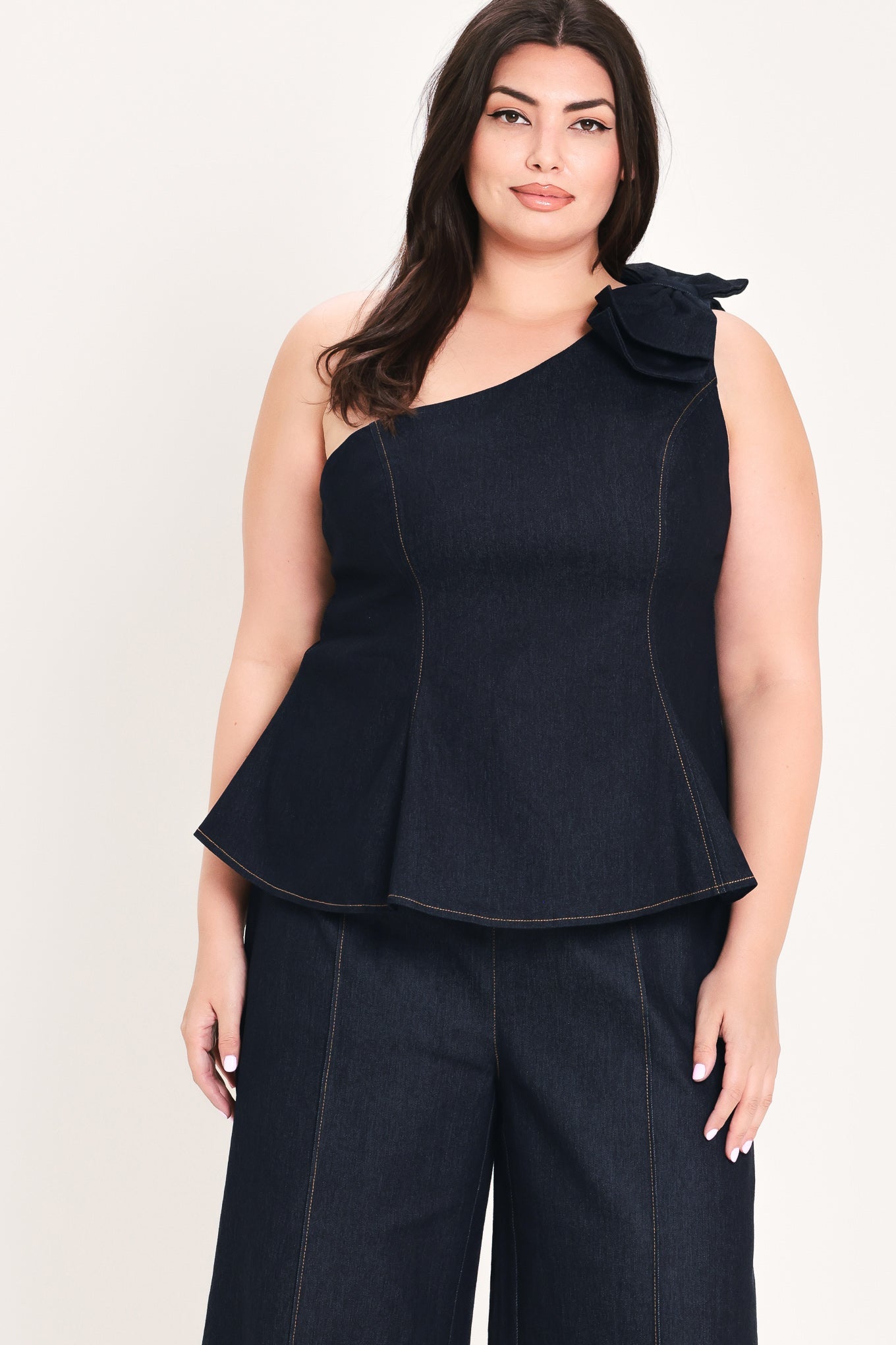 Iris One Shoulder Bow Top - Robbi & Angel