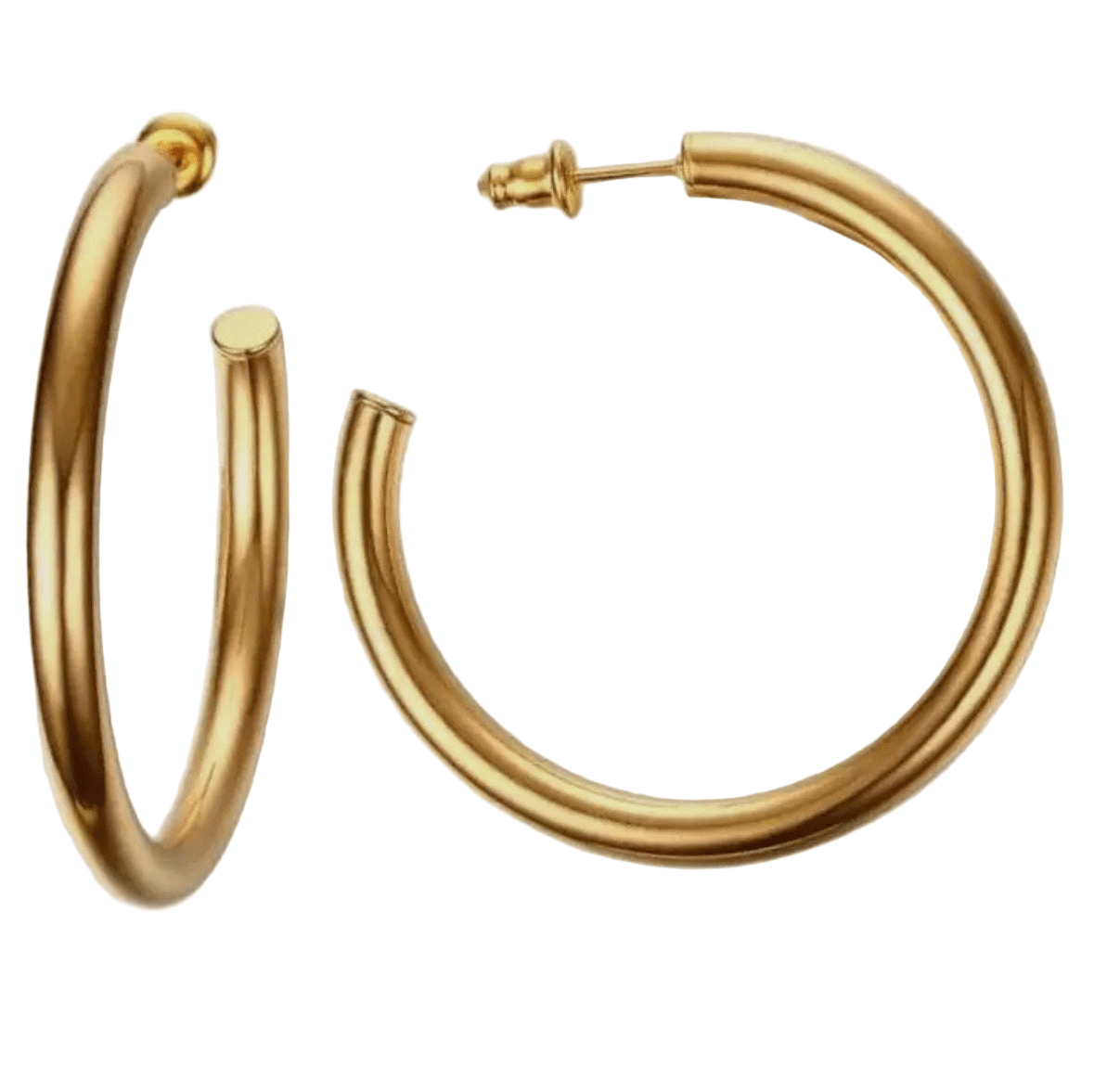 Isabella Signature Tube Hoop Earrings - Robbi & Angel