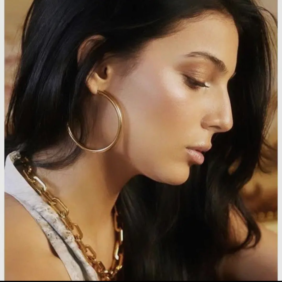 Isabella Signature Tube Hoop Earrings - Robbi & Angel