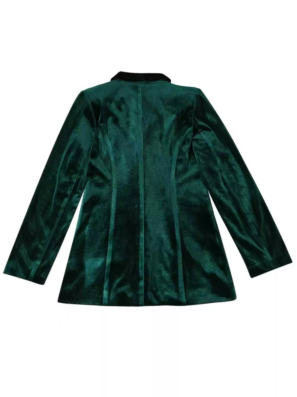 Isabella Velvet Rose Embellished One Button Blazer - Robbi & Angel