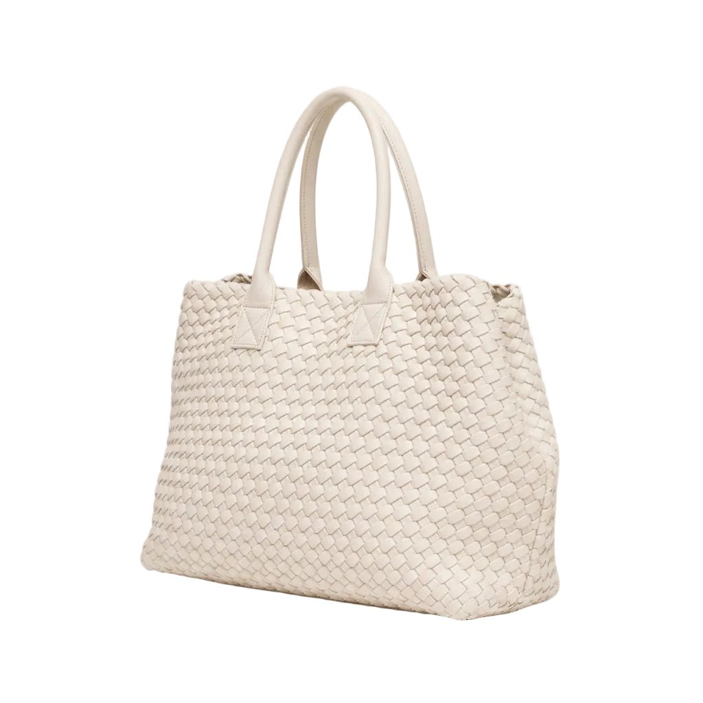 Ithaca Woven Vegan Leather Tote - Robbi & Angel