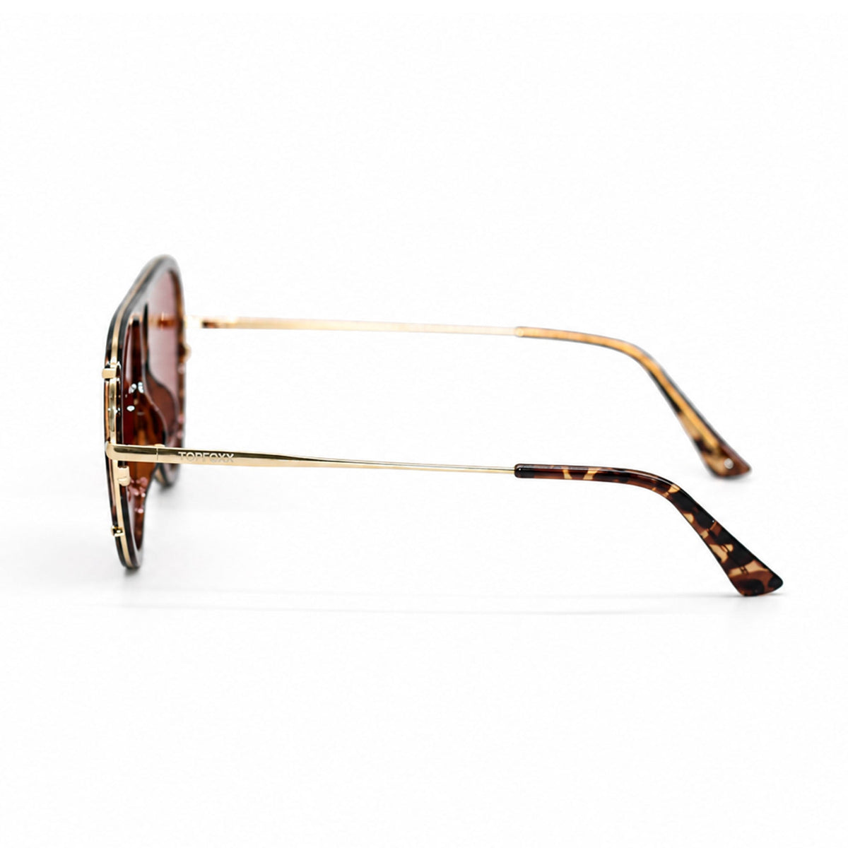 Ivy Luxe - Red Tangle-Free Round Aviator Sunglasses - Robbi & Angel