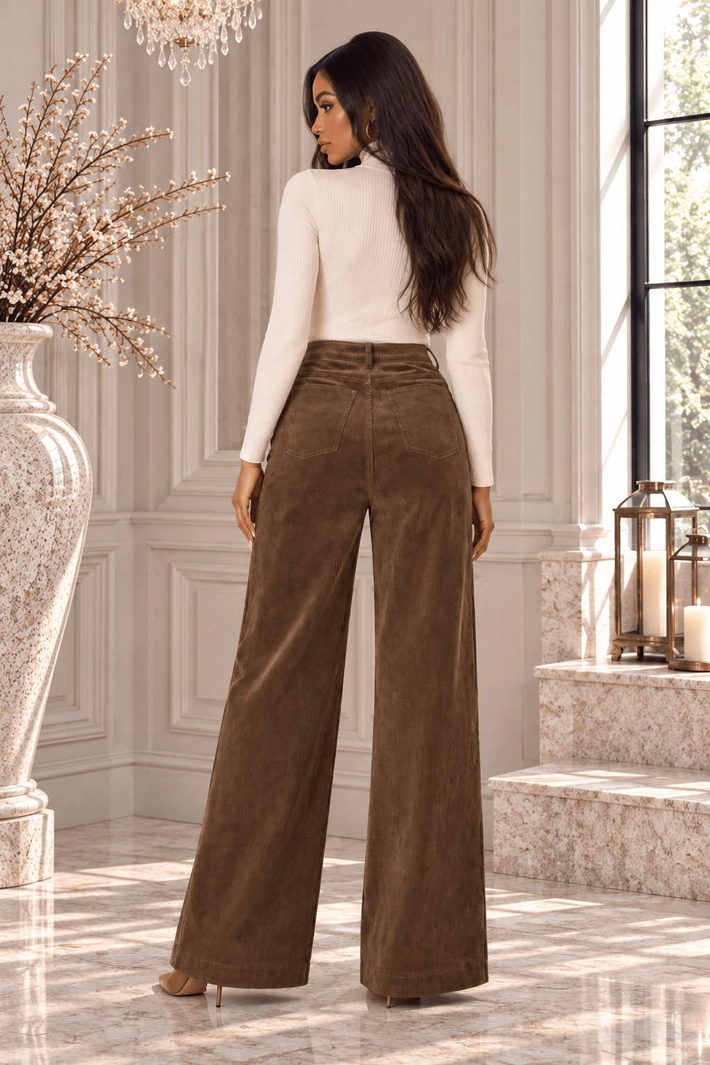 Jackie Autumn In Manhattan Belted Corduroy Pants - Robbi & Angel