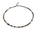 Juniper Faceted Genuine HuBei Turquoise Beaded Collar Necklace - Robbi & Angel