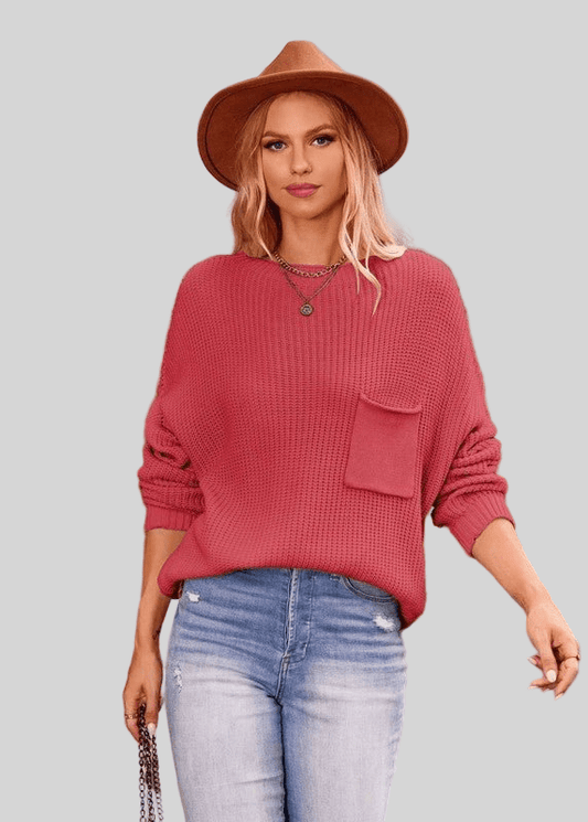 Knit sweater with pocket - Robbi & Angel