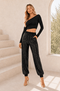 Lisa High-Waist Straight-Leg Trousers - Robbi & Angel
