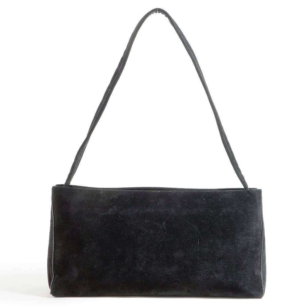 Lisa Modern Faux Suede Rectangle Bag