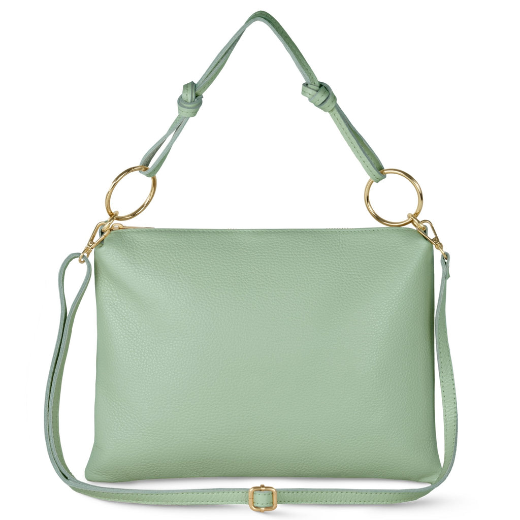 Livi Italian Full-Grain Leather Shoulder Bag - Robbi & Angel