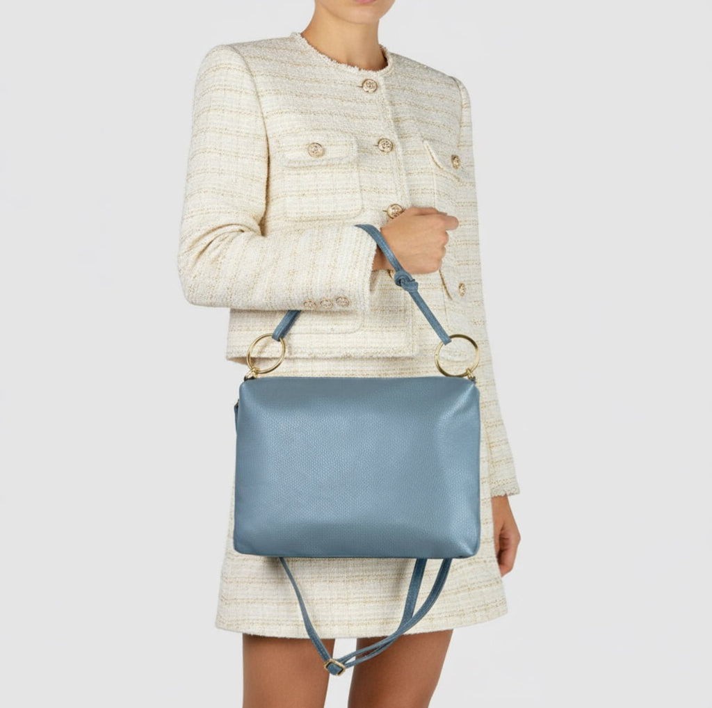 Livi Italian Full-Grain Leather Shoulder Bag - Robbi & Angel