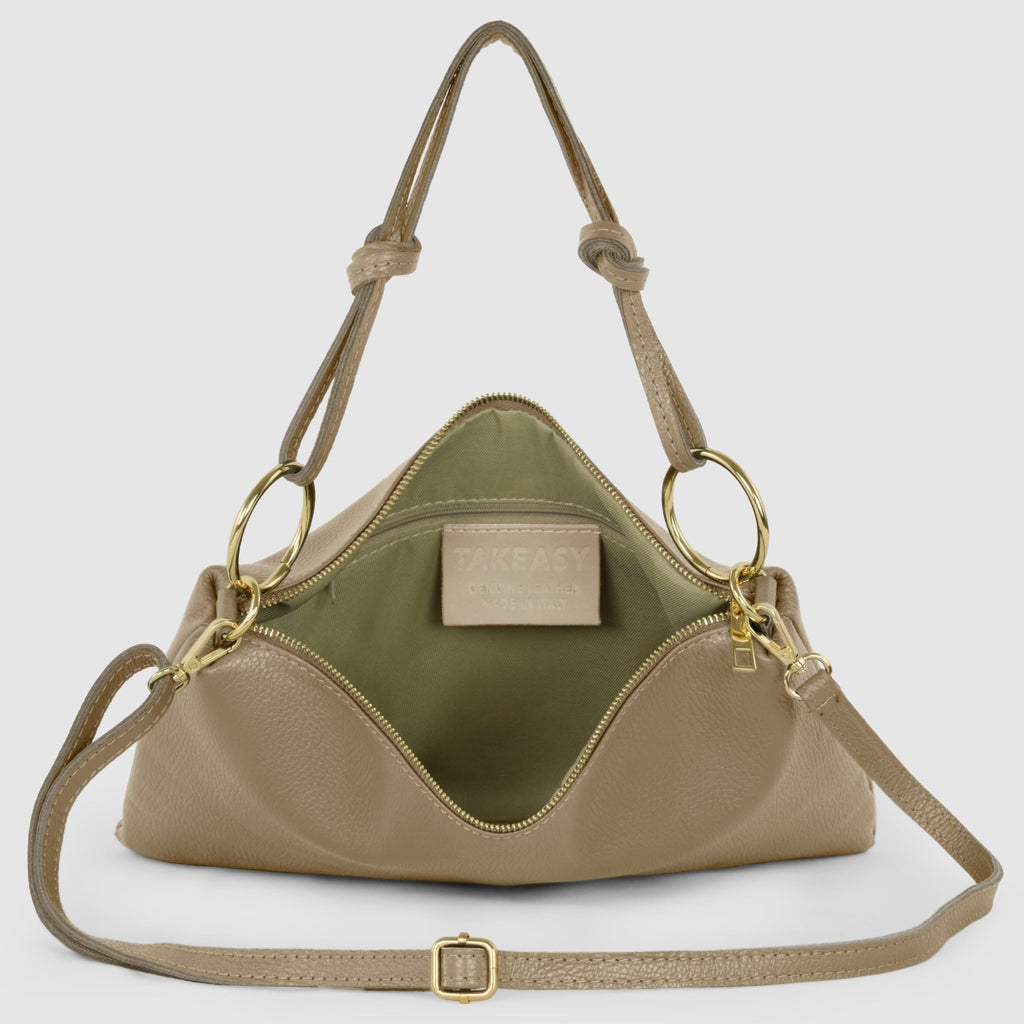 Livi Italian Full-Grain Leather Shoulder Bag - Robbi & Angel