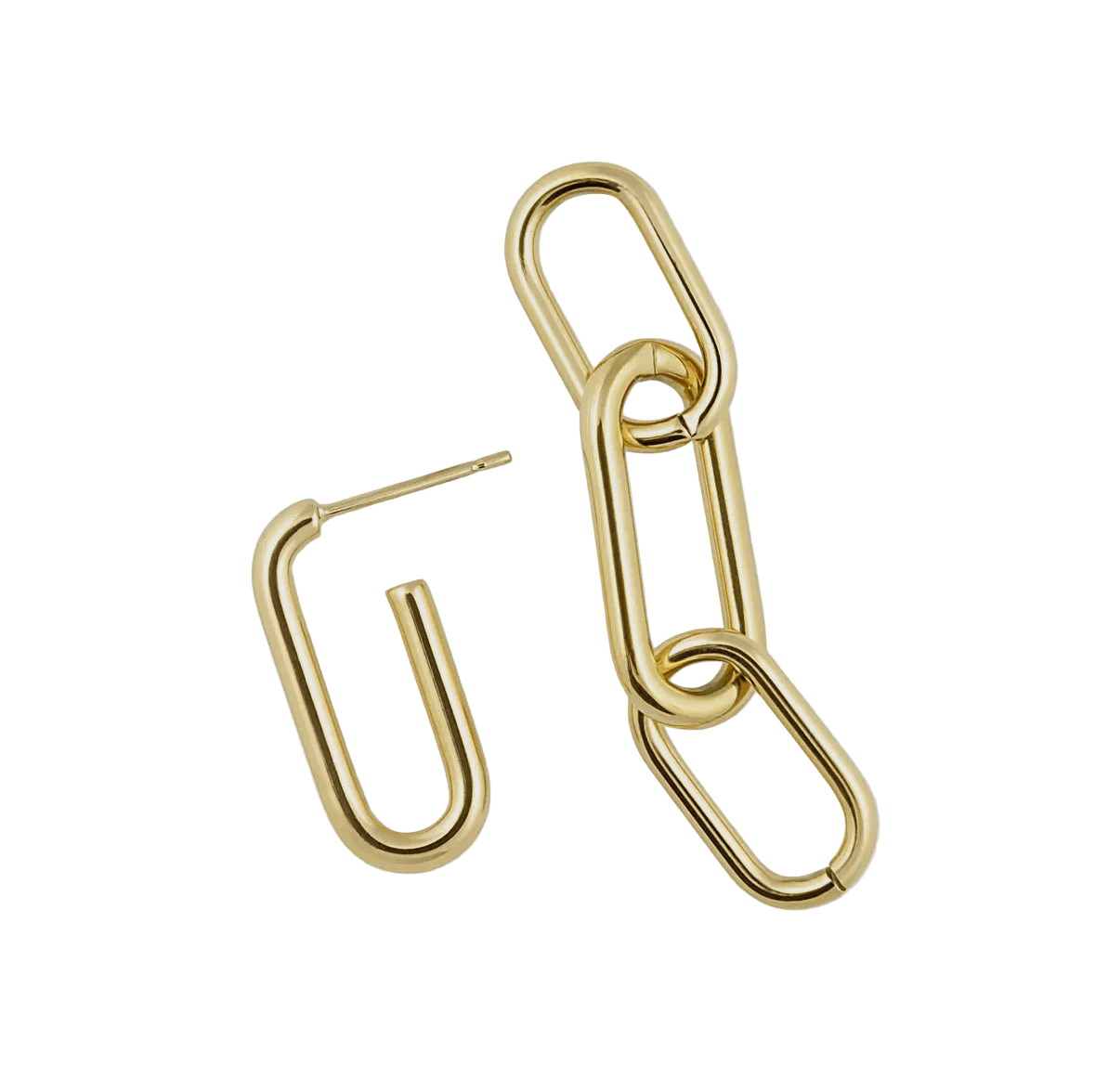 London Luxe Chain Link Drop Earrings - Robbi & Angel