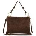 Madonna Modena Italian Genuine Suede Shoulder Bag - Robbi & Angel