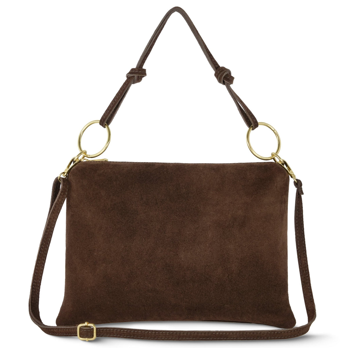 Madonna Modena Italian Genuine Suede Shoulder Bag - Robbi & Angel
