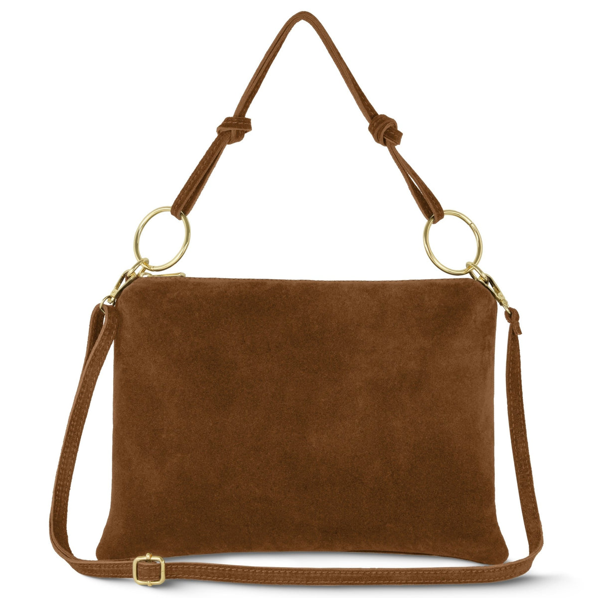 Madonna Modena Italian Genuine Suede Shoulder Bag - Robbi & Angel